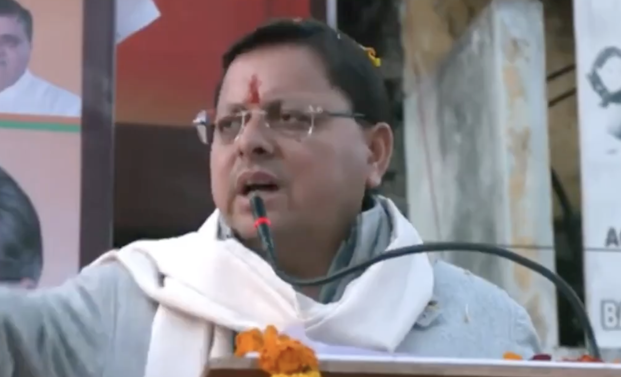 Uttarakhand CM Pushkar Dhami Uses BJP Election Campaign to Push ‘Land Jihad’ and ‘Spit Jihad’ Conspiracies