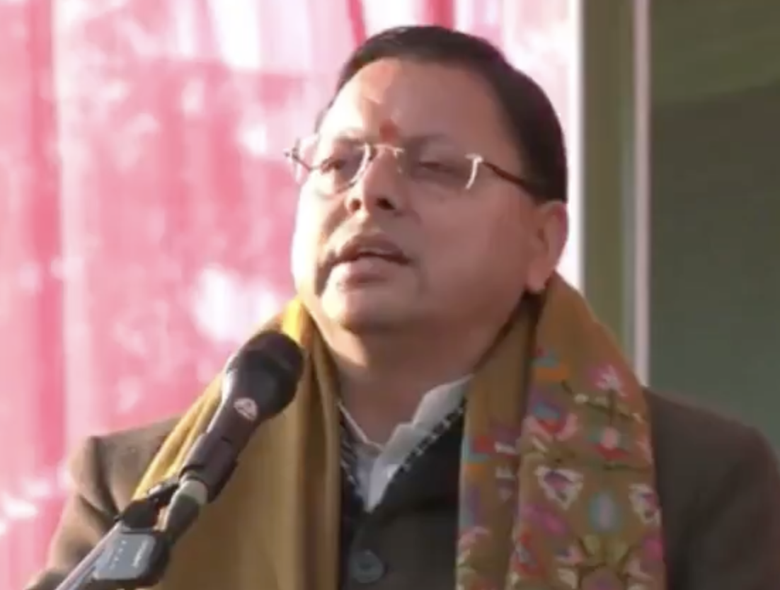 Uttarakhand CM Pushkar Dhami at BJP Rally: ‘We Freed 5,000 Acres from Land Jihad’