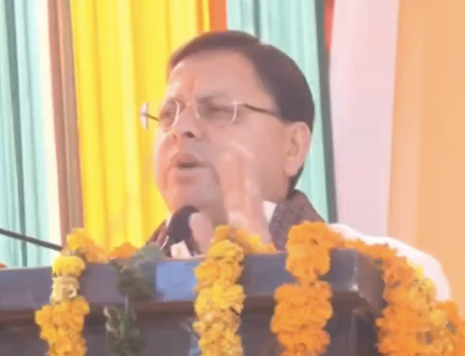 Uttarakhand CM Pushkar Dhami Uses Municipal Election Campaign to Push ‘Land Jihad’ and ‘Spit Jihad’ Narratives