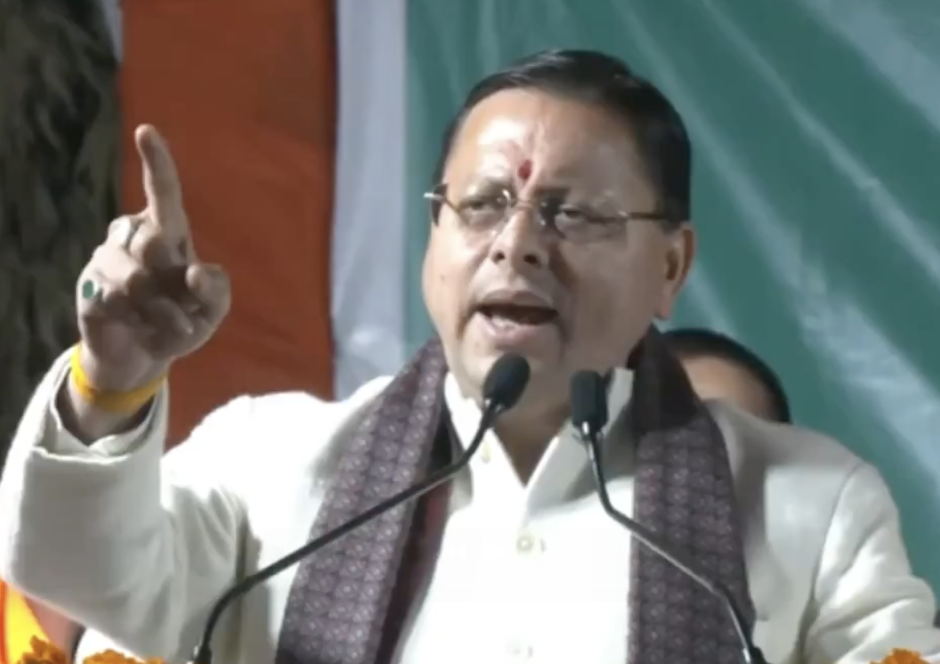 Uttarakhand CM Pushkar Dhami Fearmongers About ‘Demographic Threats,’ Propagates ‘Love Jihad’ and ‘Land Jihad’ in Dehradun