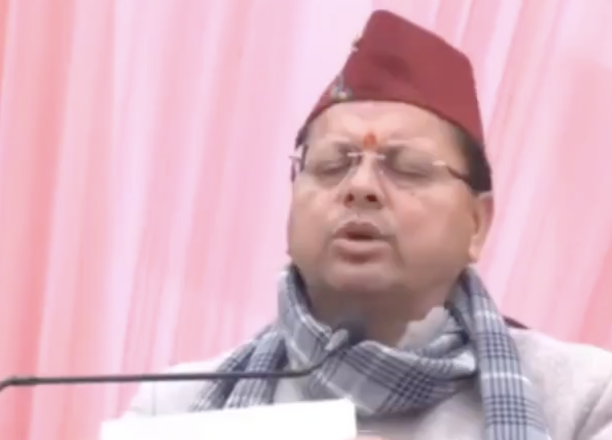 Uttarakhand CM Dhami Uses BJP Election Rally to Spread ‘Land Jihad’ and ‘Spit Jihad’ Conspiracies
