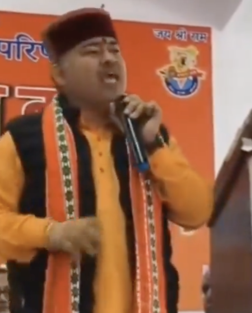 Bajrang Dal Leader at Trishul Deeksha Event Declares Muslims Must Oppose ‘Love Jihad’ & Cow Slaughter for Harmony
