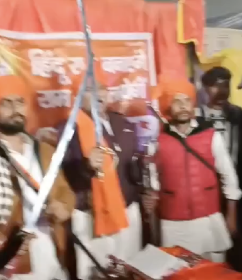 Hindu Nationalist Brijbhushan Saini Distributes Swords at Maha Kumbh, Demands ‘Hindu Rashtra’