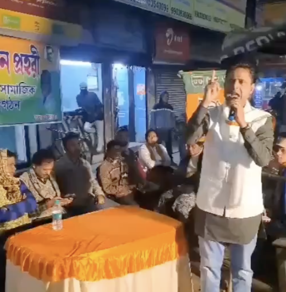 BJP Leader Hari Mishra Warns of ‘Muslim Takeover’ in West Bengal at Sanatan Prahari Event