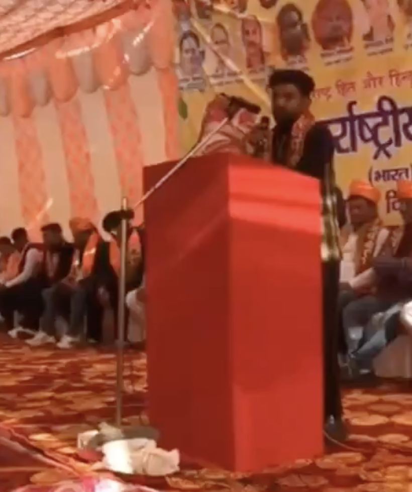 Bajrang Dal Leader at Republic Day Event Vows to Build Temples in Kashi & Mathura, Claims Hindus Are Unchallenged