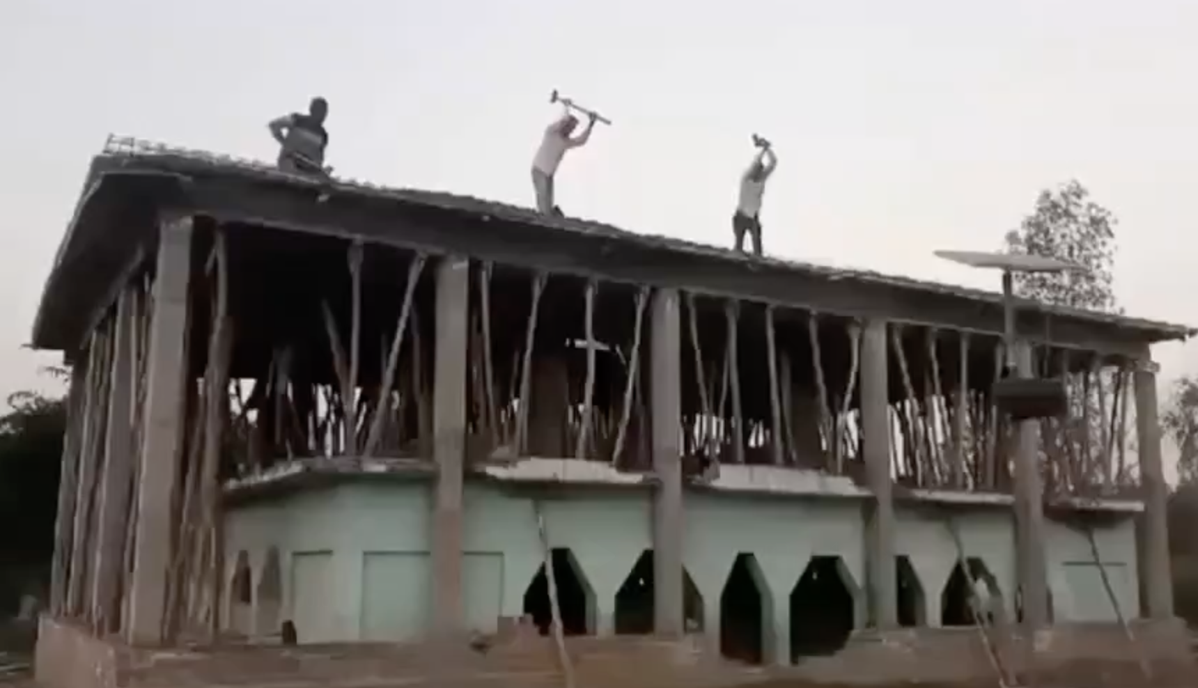 Administration Orders Demolition of Under-Construction Mazar Following BJP MP’s Complaint, FIR Filed Against 100 People