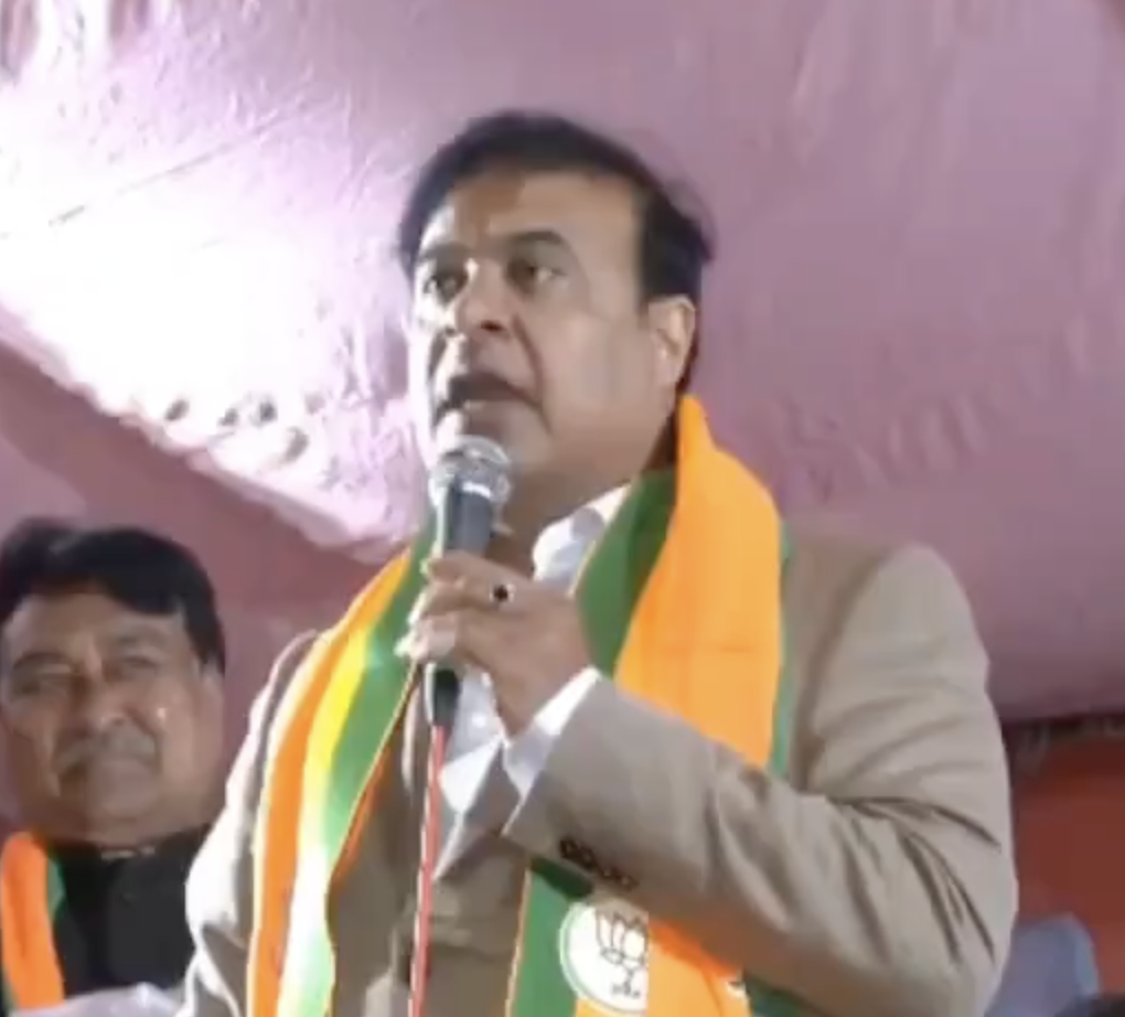 Assam CM Himanta Biswa Sarma Delivers Hate Speech in Adarsh Nagar