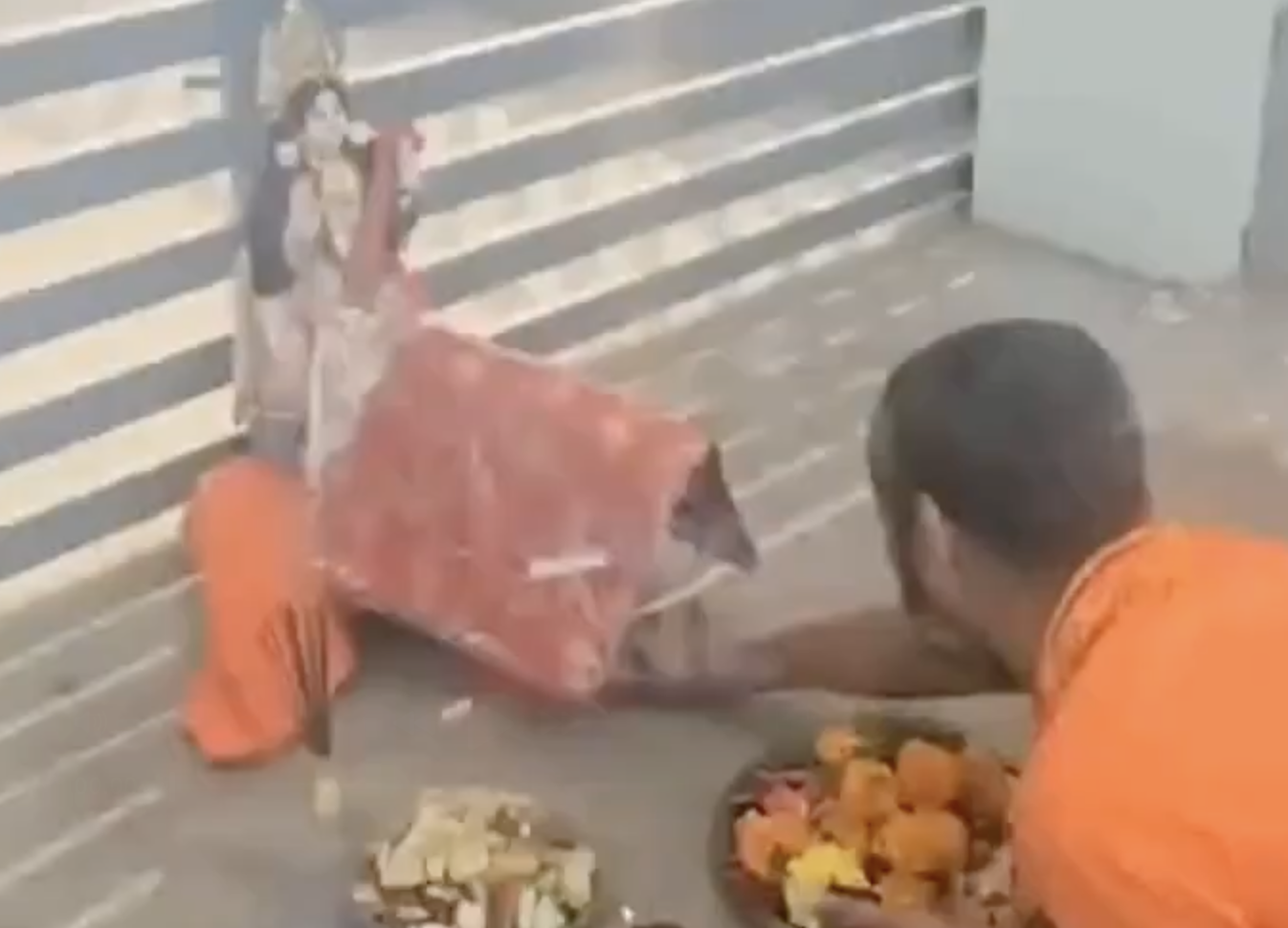 Rashtriya Bajrang Dal Conducts Saraswati Puja Outside Christian School in Protest Against ‘Missionary Influence’