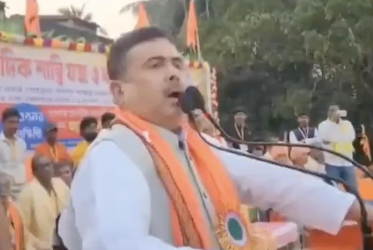 BJP MLA Shuvendu Adhikari Warns of ‘Muslim Infiltration,’ Calls Mamata Banerjee a ‘Fake Hindu’