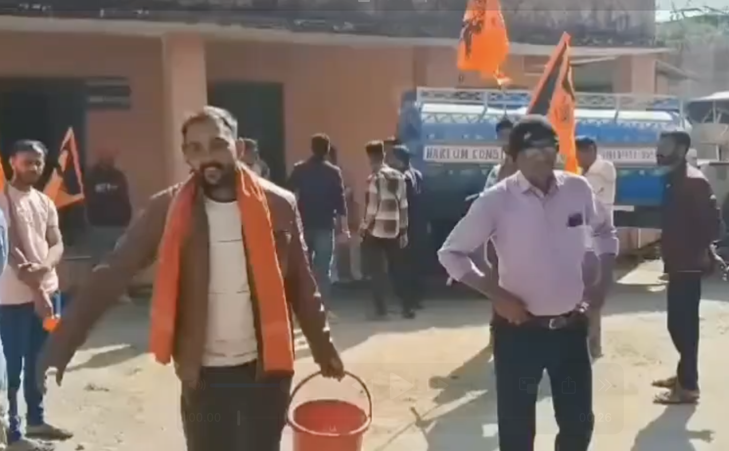 VHP-Bajrang Dal ‘Purify’ Government Office with Gangajal After Chicken Was Served at Wedding