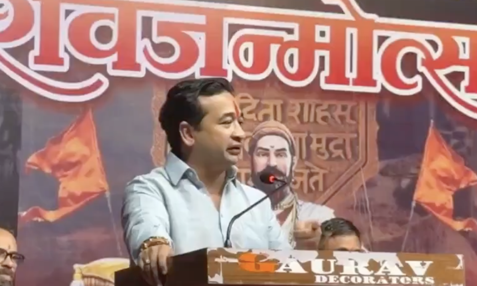 BJP MLA Nitesh Rane at Shiv Jayanti Event Calls Muslims ‘Green Snakes,’ Threatens Retaliation