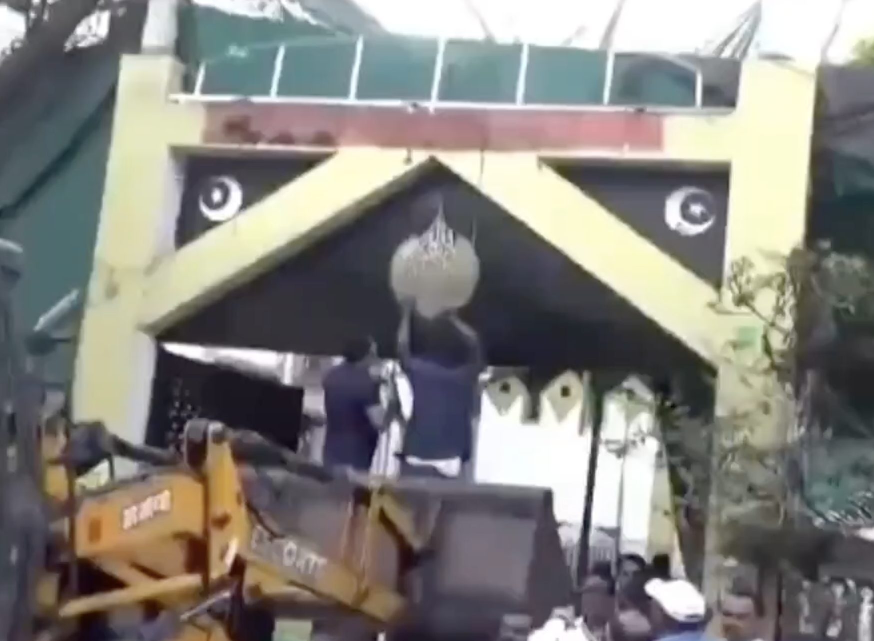 Dargah Gate and Wall Demolished Following Hindu Nationalist Demands for Hanuman Temple