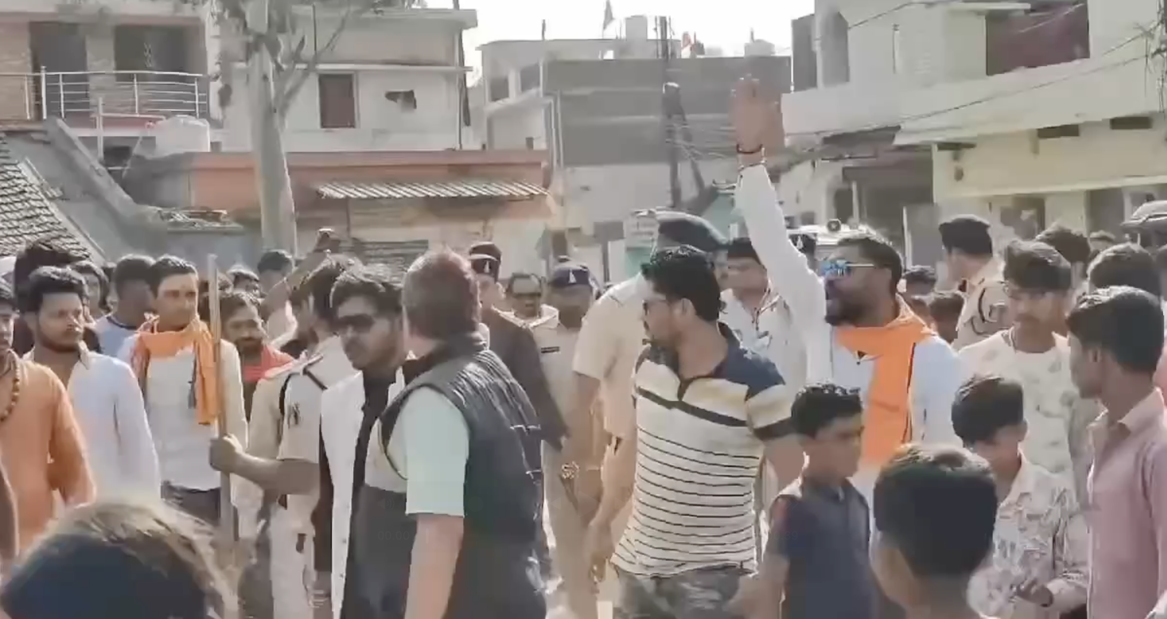 VHP-Bajrang Dal and Police Parade Muslim Man for ‘Chhota Pakistan’ Social Media Post