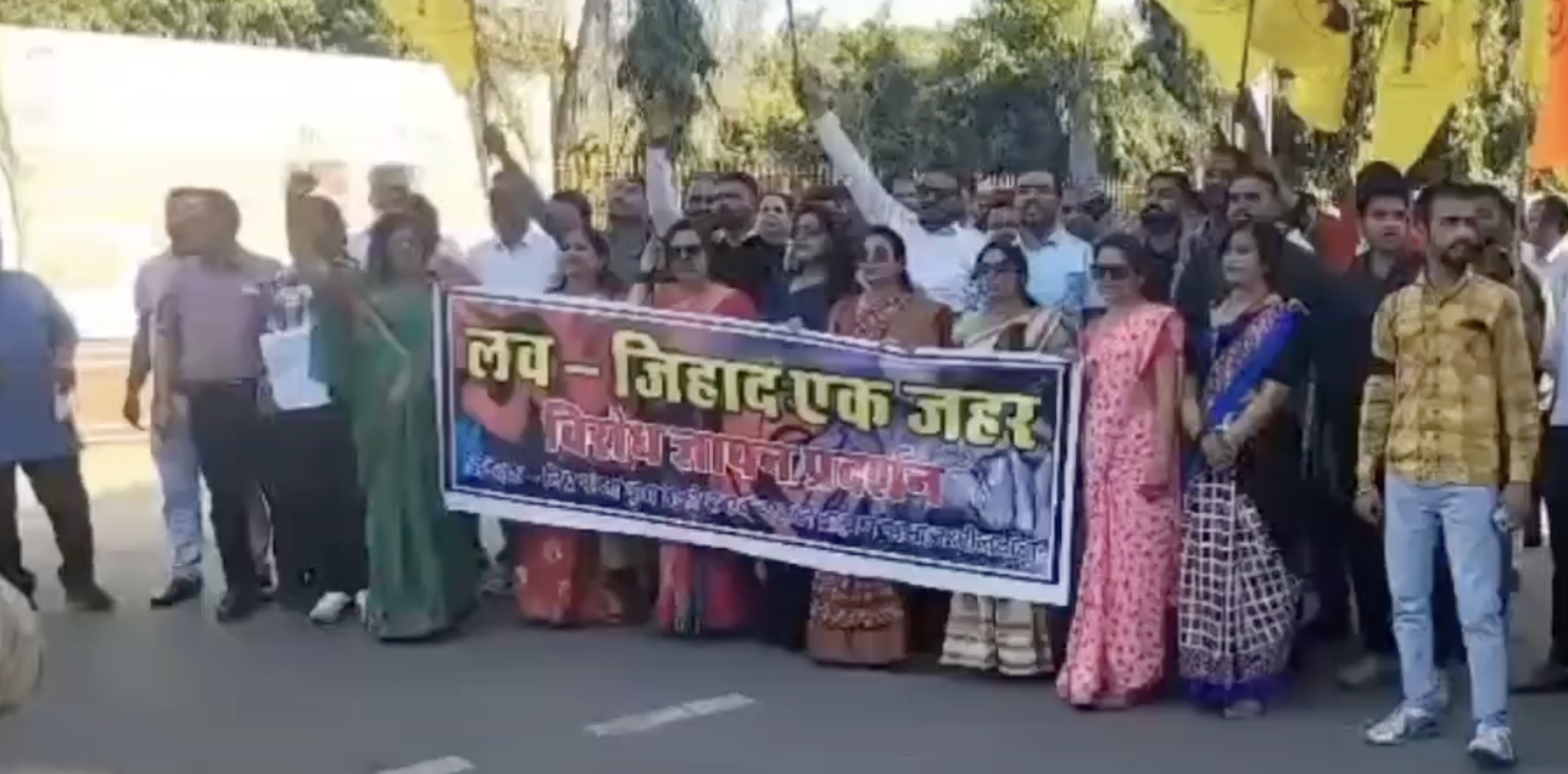 Hindu Nationalist Groups Hold Protest Demanding ‘Love Jihad’ Accused Be Hanged