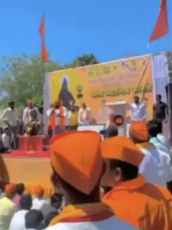 Sri Ram Sena Leader Calls for Mosque Speaker Ban, Labels Migrants as ‘Infiltrators’ at Maha Shiv Aarti Event