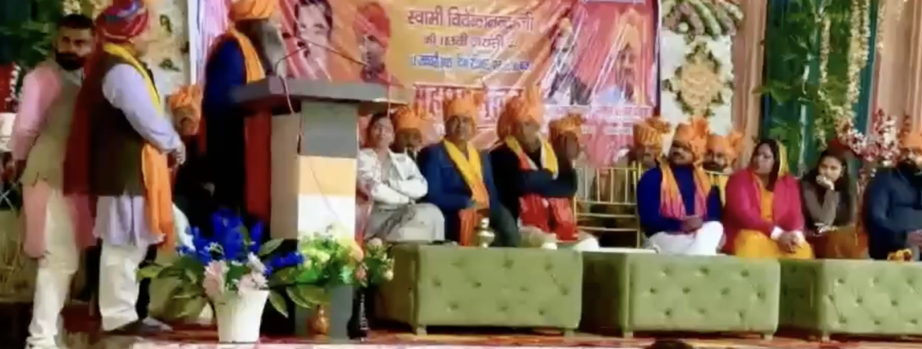 Karni Sena Chief Threatens Muslims, Calls for Mathura Demolition Like Babri