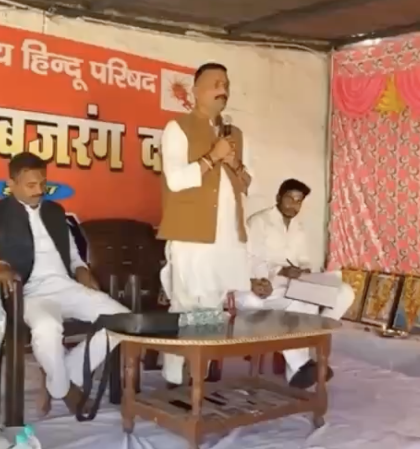 Bajrang Dal Leader Declares India Belongs to Hindus, Not Muslims or Christians