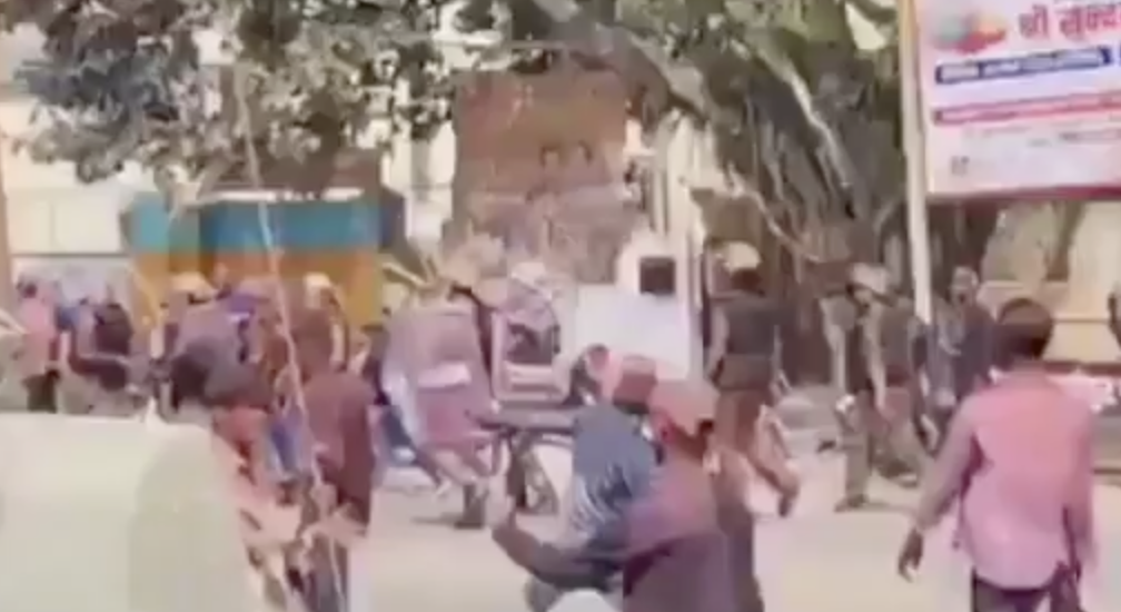 Symbolic Holi Ritual Turns Violent; Children Target Police With Stones