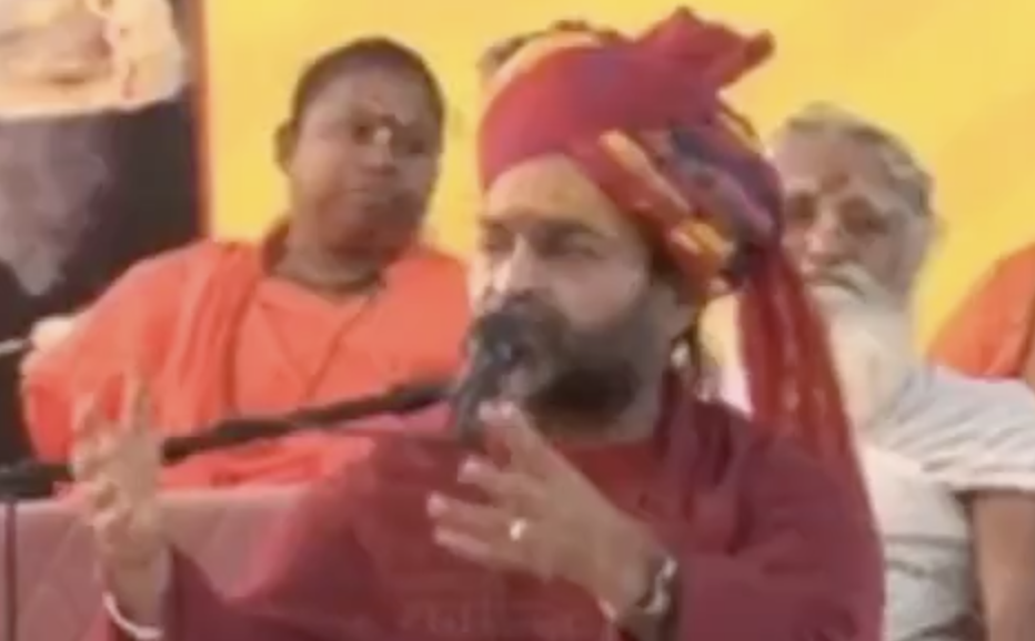 Amit Swamiji Mocks Christianity and Promotes ‘Love Jihad’ at Hindu New Year Event