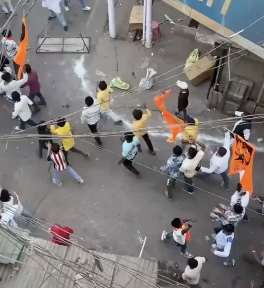 Shops and Vehicles Vandalized After False Rumors During Ram Navami Procession