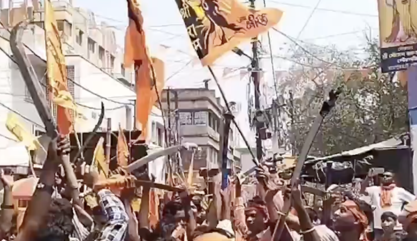 Weapons Brandished in Ram Navami Procession to Chants of Religious Supremacy