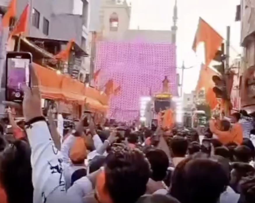 Speakers Deliver Hate Speech Outside Mosque, Incite Violence at Ram Navami Event