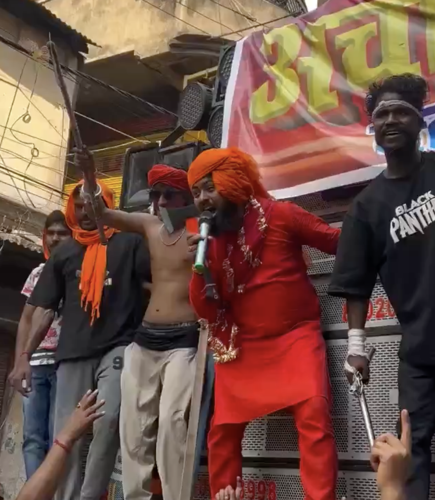 Weapons Brandished and Hindutva-Pop Played as Ram Navami Procession Passes Jama Masjid
