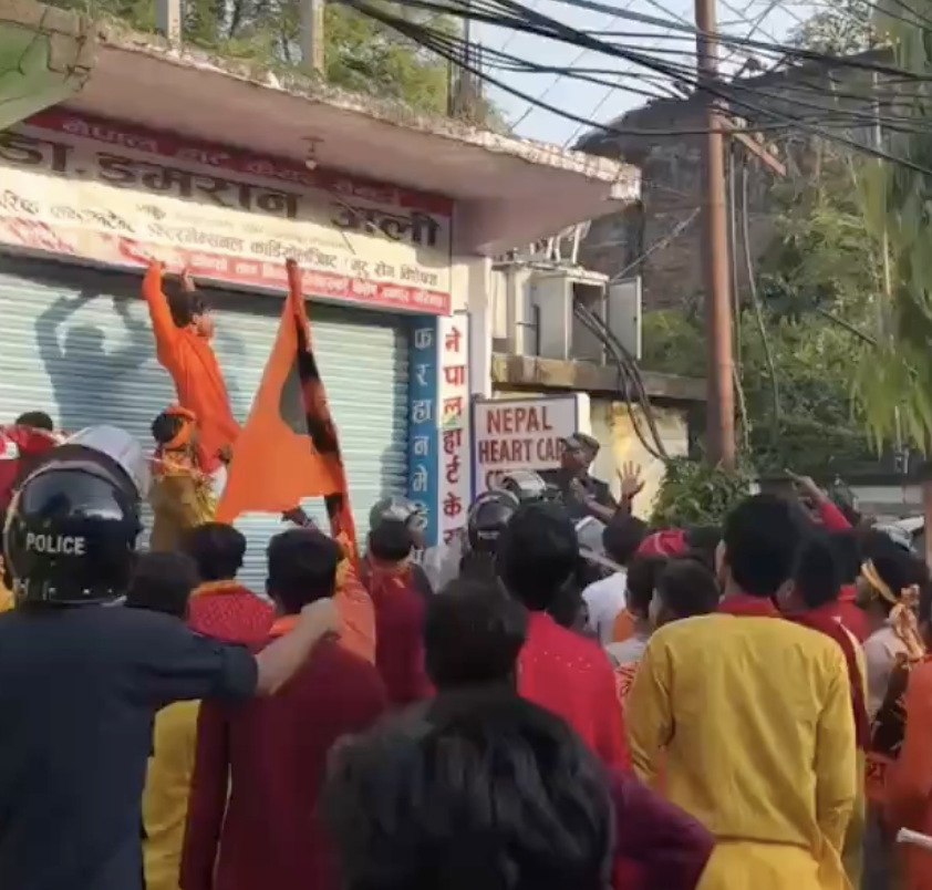 Communal Violence Erupts During VHP Hanuman Jayanti Procession; Muslim Shops and Vehicles Set Ablaze