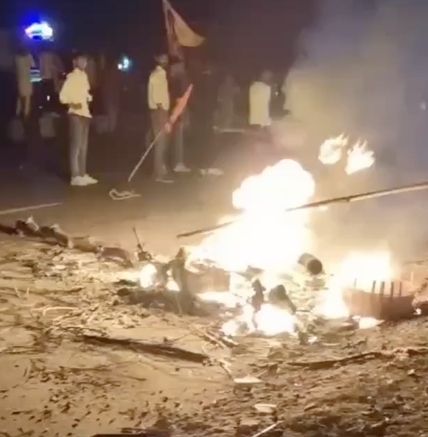 Hindu Groups Torch Muslim Homes and Vehicles During Mahayagya Religious Procession
