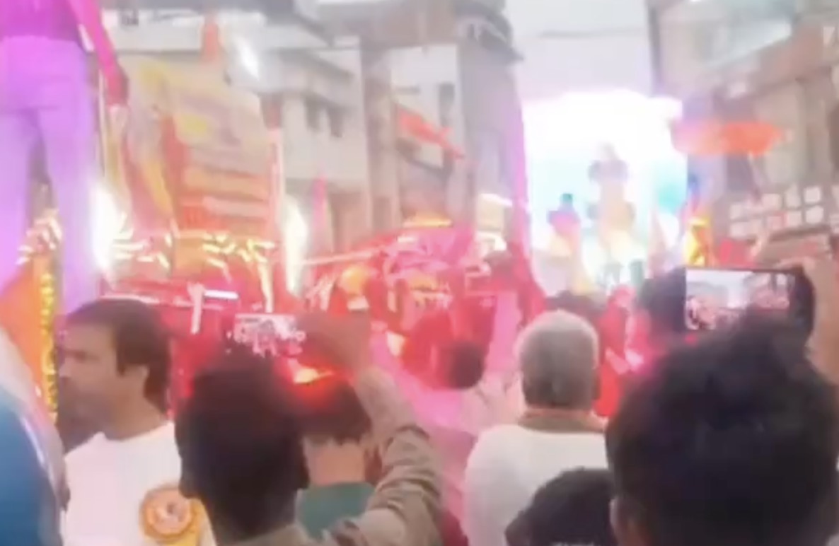 Ram Navami Procession Features Open Display of Swords and Other Weapons