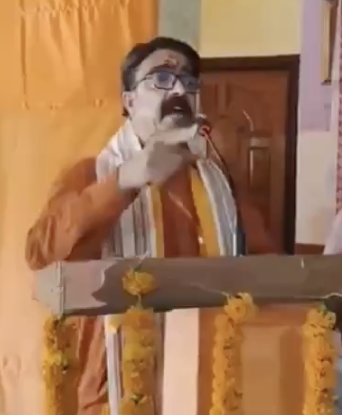 Neeraj Doneria Claims Muslims Plot Islamic State by 2047; Spreads Love Jihad theory in Jajpur