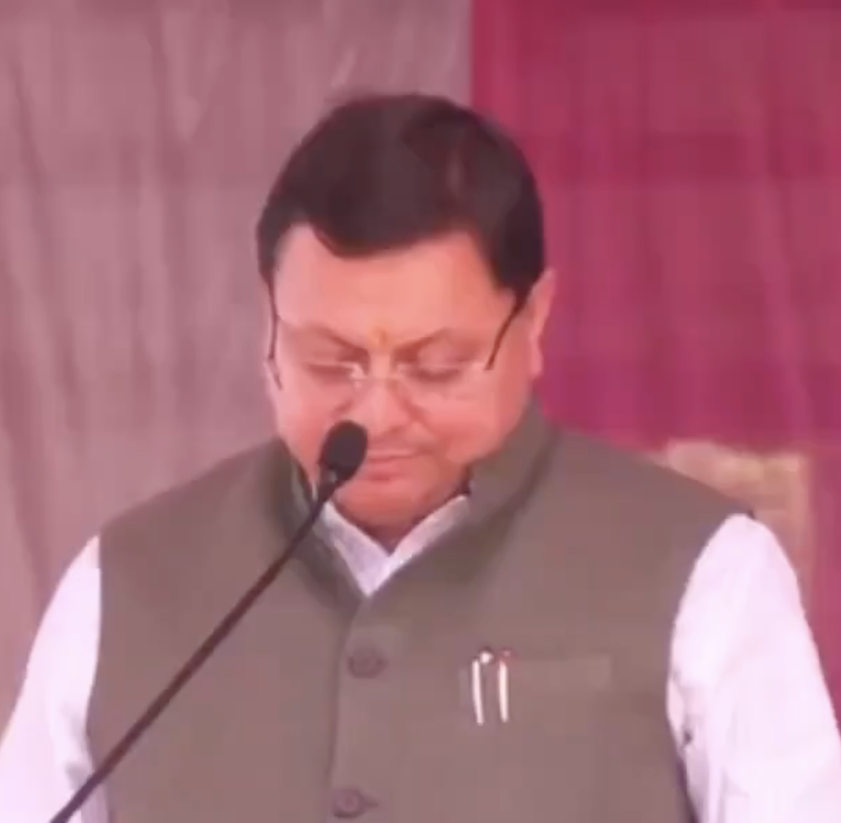 Uttarakhand Chief Minister Pushkar Singh Dhami Spreads Love Jihad and Land Jihad