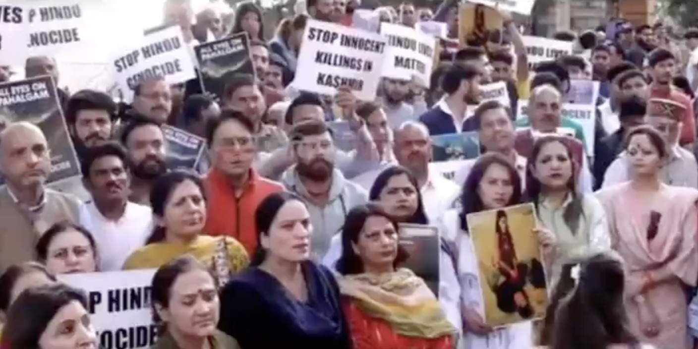 VHP Leader at Pahalgam Protest Urges Economic Boycott of Muslims, Calls for Ground Mobilization in Shimla