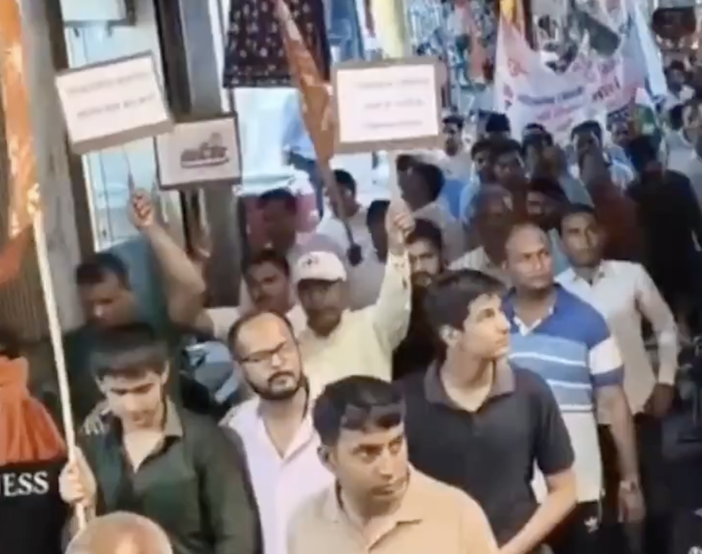 AHP-RBD Rally Raises Slogans Linking Islam to Terrorism, Urges Erasure of Muslim Heritage in Palwal
