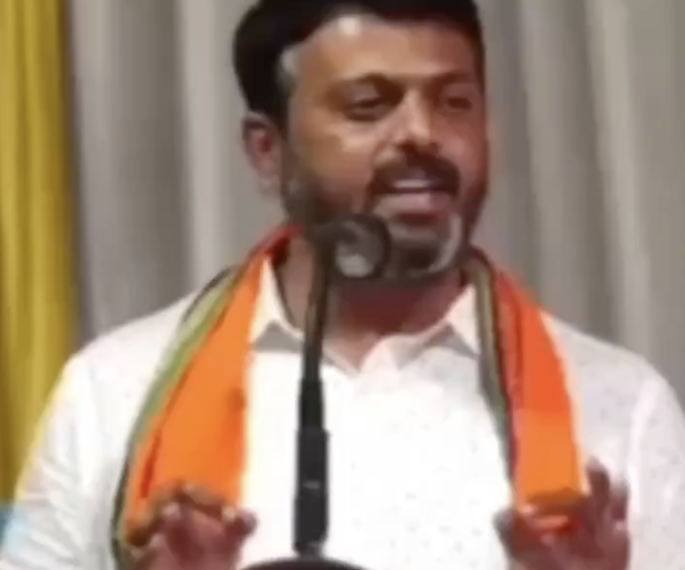 BJP MLA Harish Poonja in Thekkaru Targets Muslims, Claims No Hindu-Muslim Relations Exist