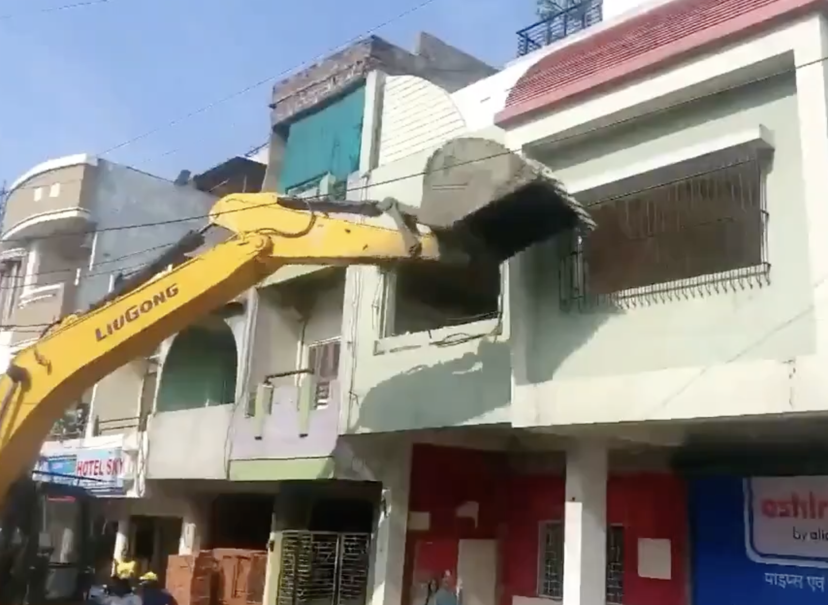 In Begum Bagh, Muslim Homes Demolished Near Temple; Locals Protest Over Encroachment