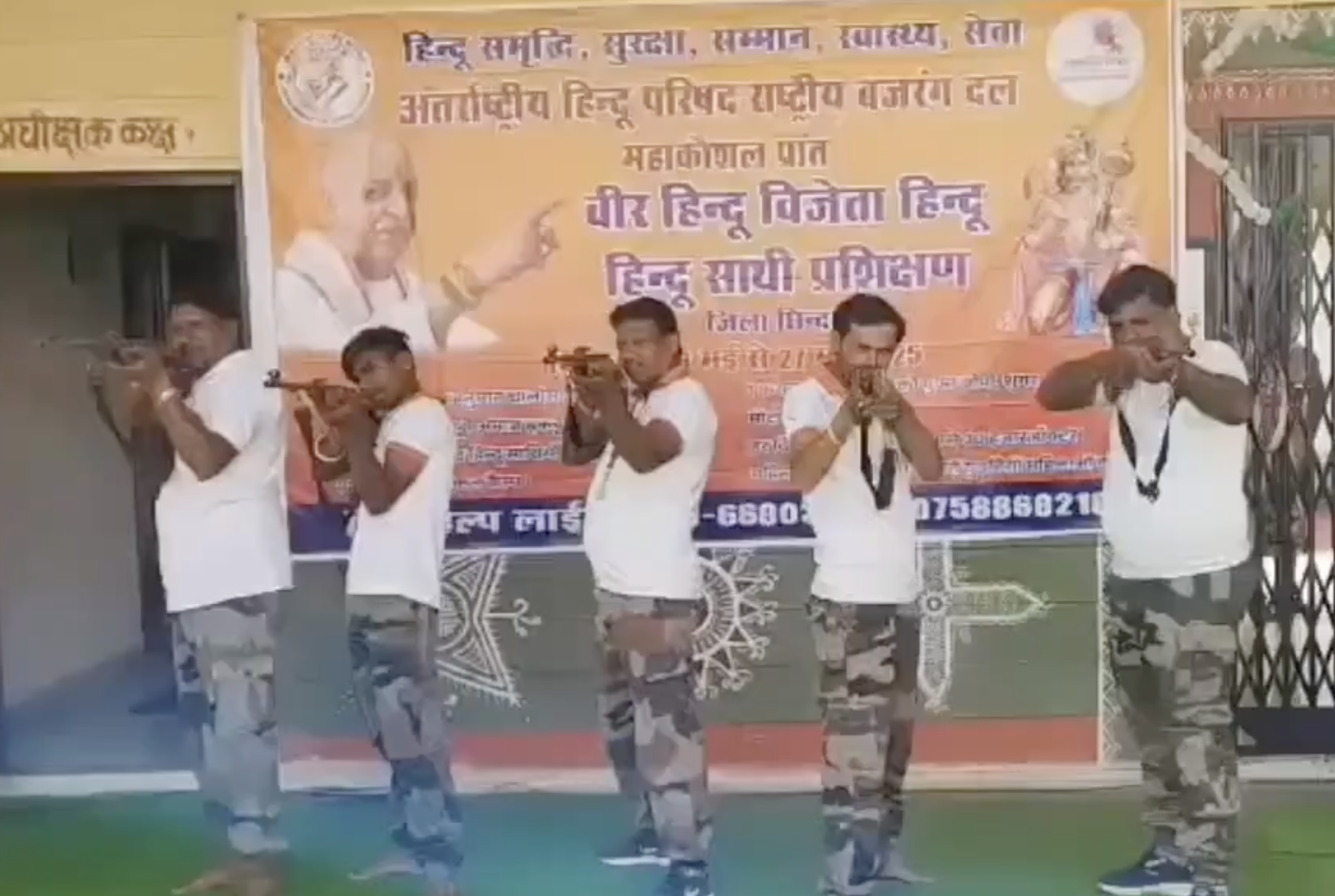 In Patalkot, AHP-Bajrang Dal Holds Training Camp; Members Trained in Firearm Use