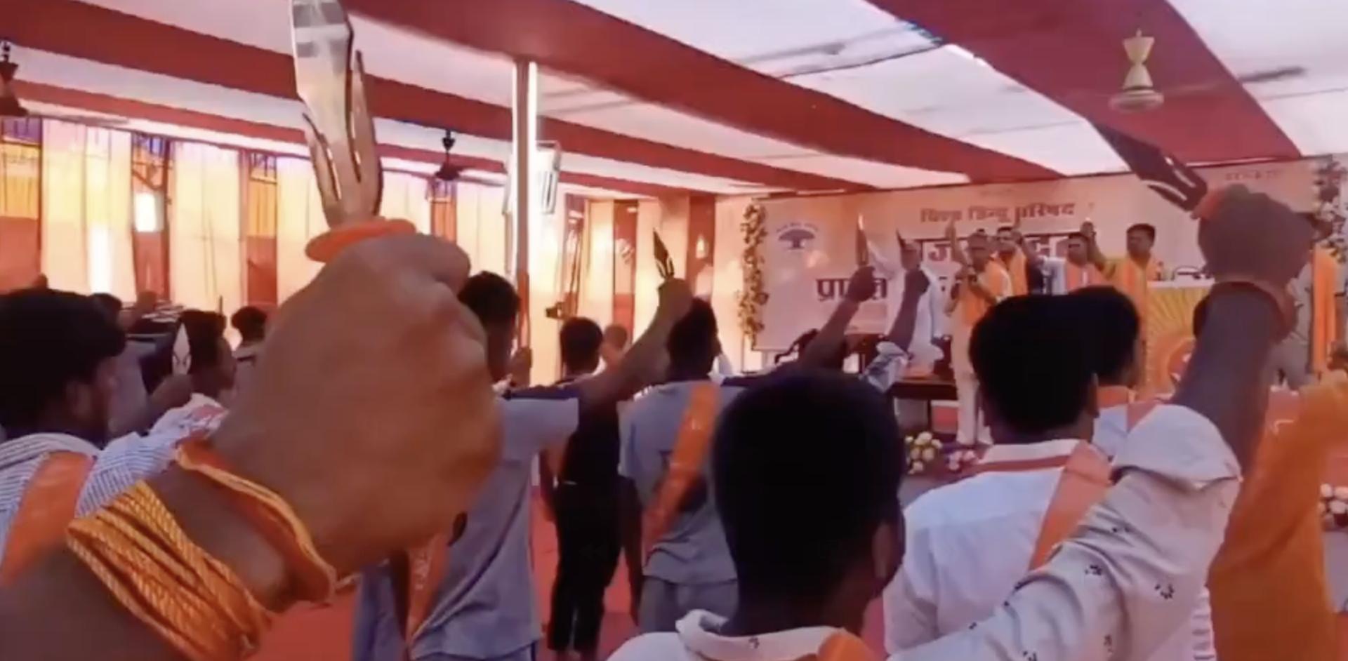 In Kishanganj, Bajrang Dal Holds Trishul Ceremony; Participants Swear Loyalty To Hindu Rashtra