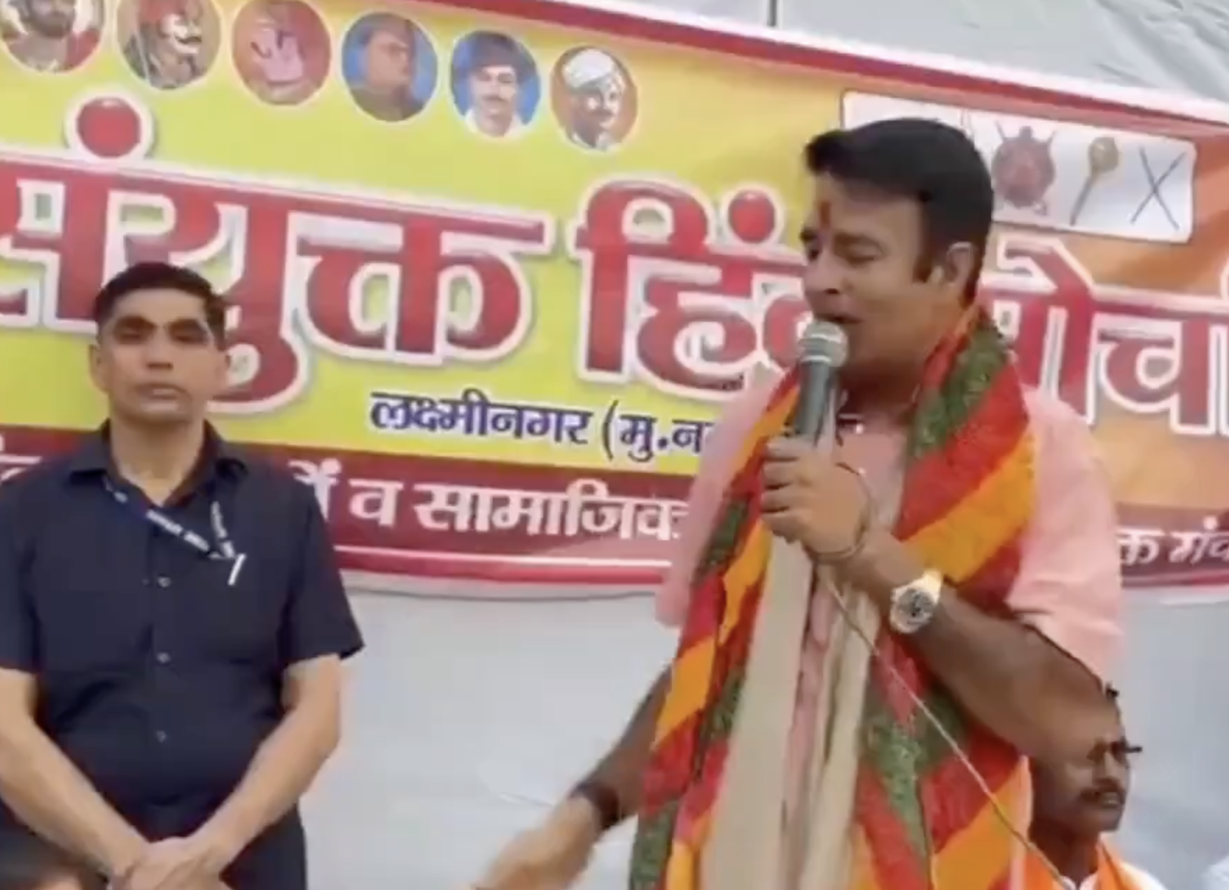 In Muzaffarnagar, BJP Leader Distributes Swords; Calls To Build Temples Without Court Permission