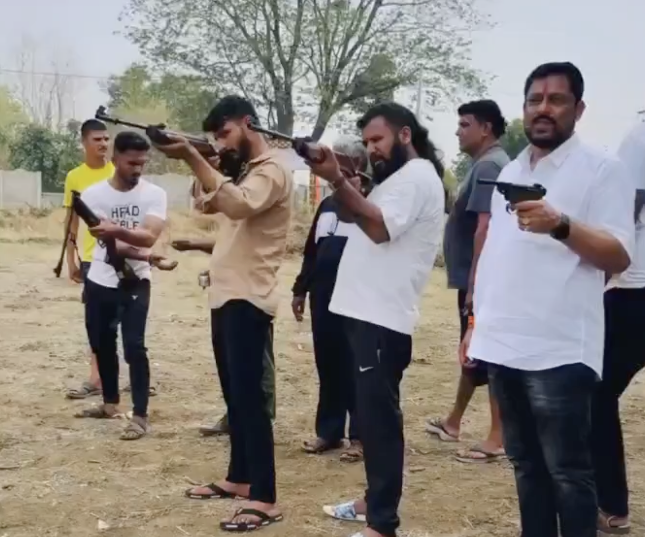 In Gondia, AHP-Rashtriya Bajrang Dal holds firearms training camp