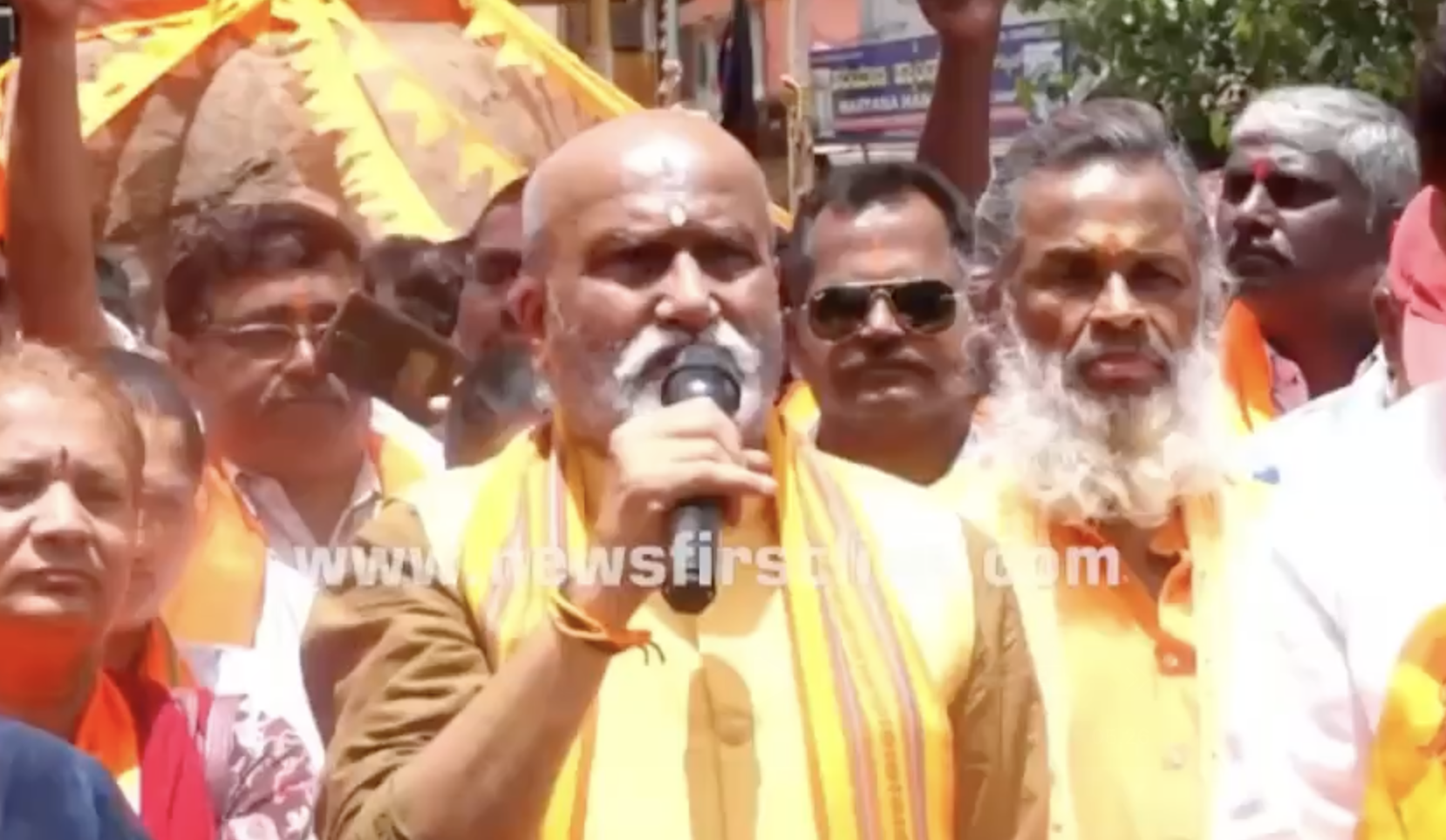 In Hubballi, Shri Ram Sena chief claims Ambedkar wanted Muslims deported; incites hate