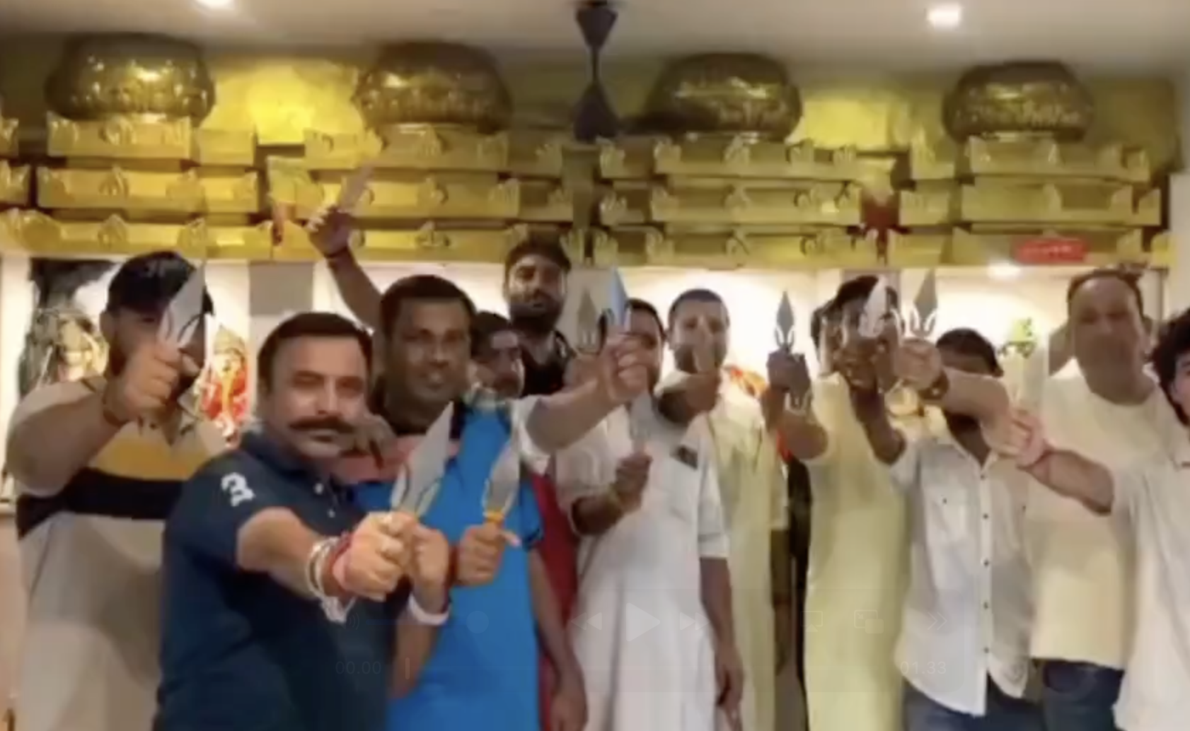 In Jammu, AHP-Rashtriya Bajrang Dal Holds Trishul Deeksha Ceremony With Oath to Defend Religion