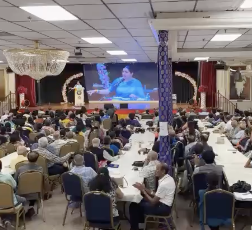 In New York, Indian Far-Right Leader Kajal Hindusthani Delivers Anti-Muslim Hate Speech at Gujarat Samaj Event