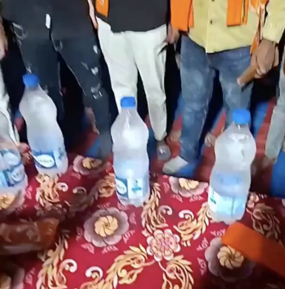 In Choryasi, AHP-Bajrang Dal Holds Trishul Deeksha, Distributes Weapons to Members