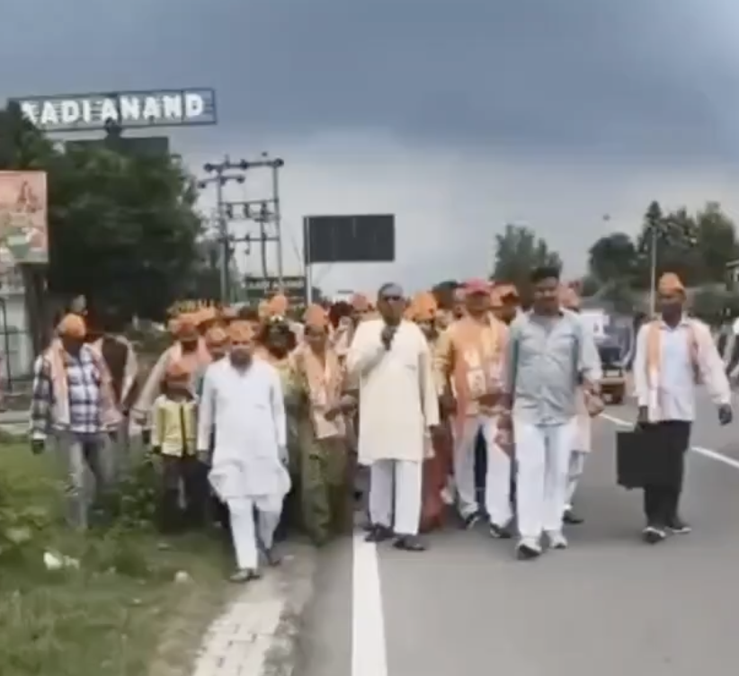 In Haldwani, AHP–Rashtriya Bajrang Dal procession demands eviction of alleged Bangladeshi infiltrators