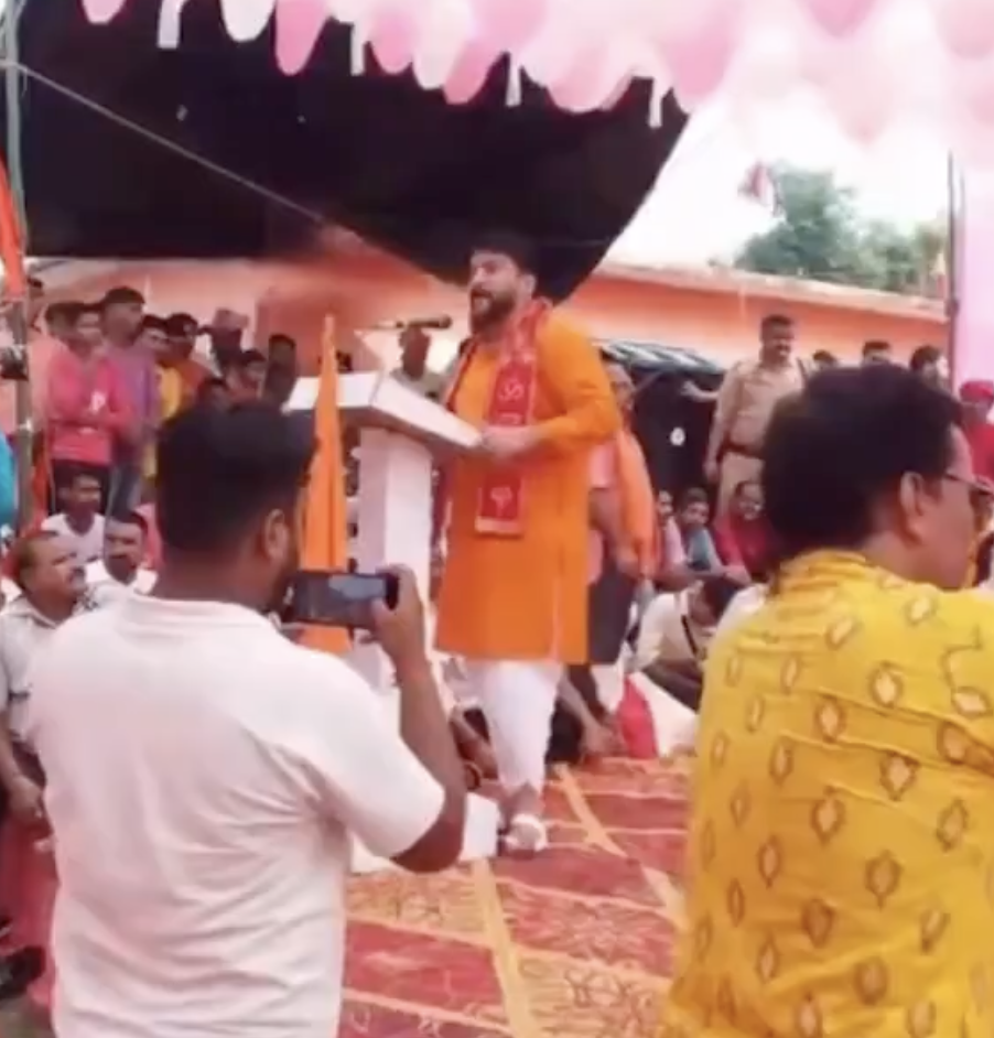 In Sitapur, Vikas Chaturvedi urges beheading of ‘jihadis’ and pushes ‘love jihad’ at VHP Foundation Day