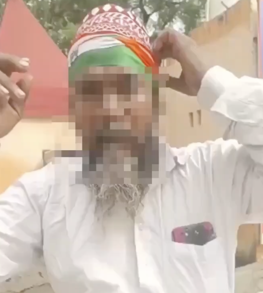 In Agra, Hindu leaders force Muslim man to chant slogans over tricolour scarf and say “this is not Pakistan”