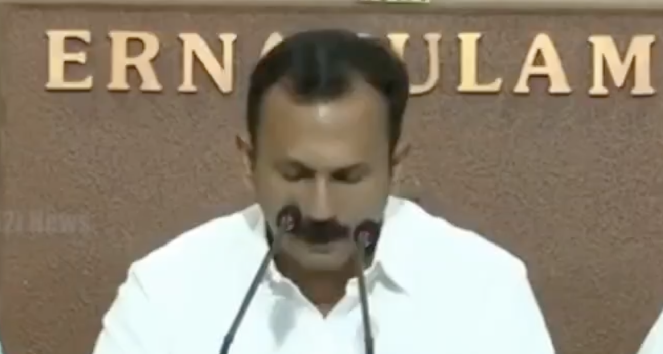 In Ernakulam, Kochi, BJP’s Shone George demands a law against ‘love jihad’ and IPC inclusion of the term