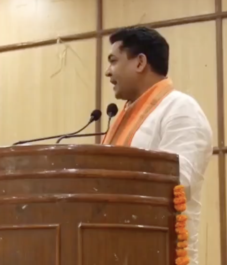 In Lajpat Nagar, Delhi, Kapil Mishra stokes demographic fear
