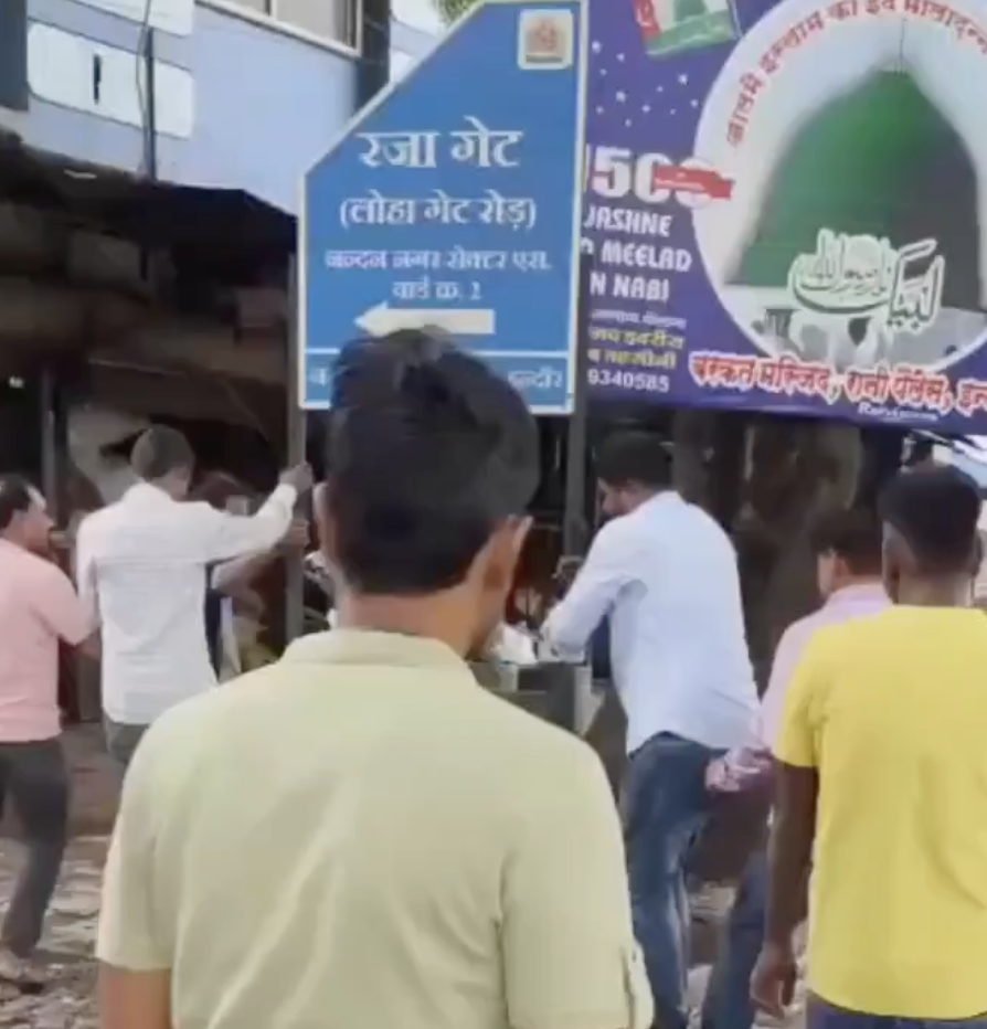 In Indore, Muslim-named road signs removed after BJP complaint